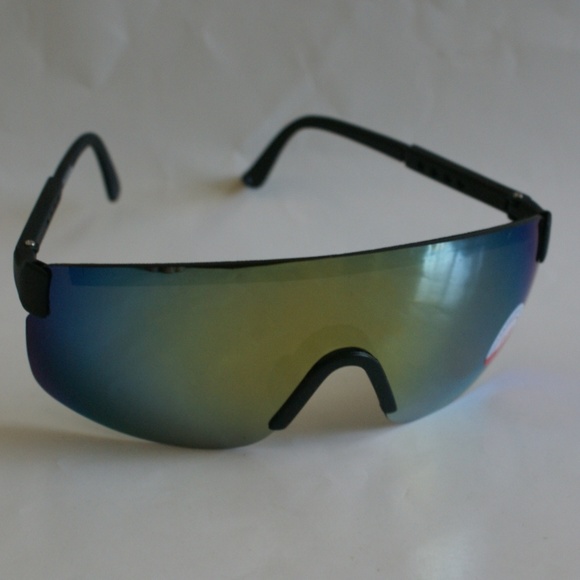 NWT TrueVintage 90's Sports Blade rimless Wrap around Adjustable arms Sunglasses - Picture 1 of 5